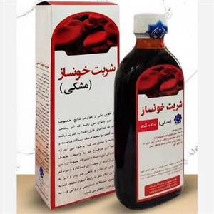 شربت خونساز مشکی دکتر روازاده ، شربت مشکی ( هماتوپویتیک ) کم خونی فقر آهن