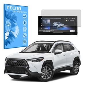 محافظ مانیتور تویوتا کرولا کراس هیبرید 2024 (Toyota corolla cross hybrid 2024) مدل شفاف برند تکنو کد L