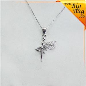 گردنبند نقره - طرح فرشته خوشبختی