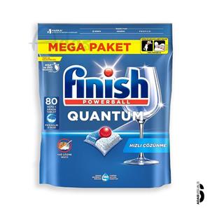 قرص ماشین ظرفشویی فینیش کوانتوم 80 عددی