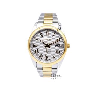 ساعت لدفورت LEDFORT مردانه مدل 2038 دورنگ سیلور طلایی