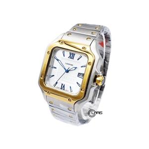 ساعت لدفورت LEDFORT مردانه مدل 2025 دورنگ طلایی سیلور صفحه سفید