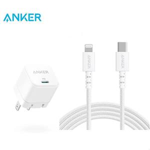 شارژر دیواری 20 وات انکر Anker PowerPort III 20W Cube B2149P22کابل USB C