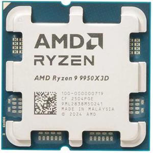 سی پی یو بدون باکس ای ام دی مدل Ryzen 9 9950X3D