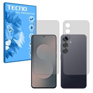 گلس صفحه نمایش و پشت گوشی سامسونگ Galaxy S25 FE مدل هیدروژلی شفاف برند تکنو کد SS