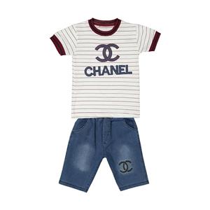 ست تی شرت و شلوارک پسرانه کد 123 123 T-shirt And Shorts Set For Boys