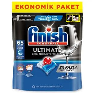 قرص ظرفشویی فینیش Finish مدل Ultimate x2 بسته 65 عددی