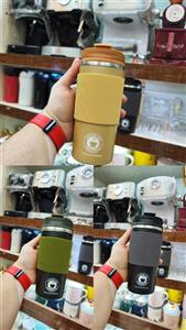 تراول ماگ دور سیلیکون استیل