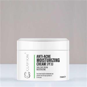 کرم مرطوب کننده ضد آکنه SPF30 کلایتون