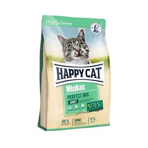 غذا خشک گربه با طعم گوشت مرغ و بره و ماهی هپی کت مدل Minkas Mix وزن 1 کیلوگرم