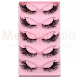 مژه مصنوعی روباهی فاکس مدل Angled Eyelashes بسته 5 جفتی