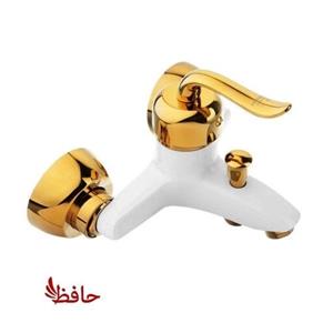 شیر حمام مدل قاصدک قاجاری سفید طلا