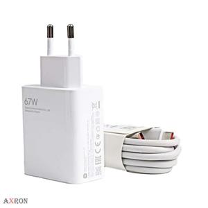 کابل شارژر شیائومی REDMI NOTE 14S از نوع سوپر فست Type-C و خروجی 6 آمپر 67 وات