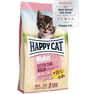 غذای خشک بچه گربه کیتن هپی کت مدل Happy Cat Minkas kitten بسته 1 کیلوگرمی