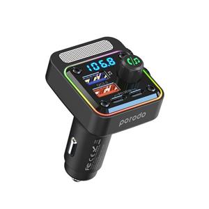 شارژر فندکی خودرو و دانگل بلوتوثی پرودو مدل PD-FMT36W