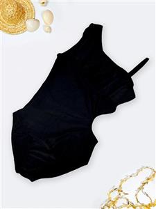 مایو دخترانه نوجوان مشکی در مدل اسلیپ یقه رومی شیک برند نابایجی ( Nabaiji )