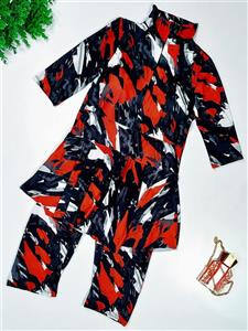 مایو زنانه اسلامی نیمه پوشیده بصورت استیندار و پادار اسپیدو ( Speedo ) مشکی رنگ یکسره