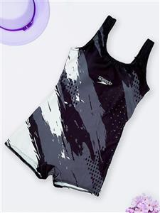 مایو زنانه پادار نیمه پوشیده کاپدار اسپیدو ( Speedo ) ضد کلر با پارچه استرچ