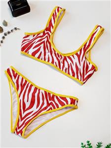 لباس بیکینی شنا دو تیکه زنانه برند شین ( shein ) چند رنگ