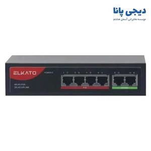 سوئیچ شبکه 4 پورت الکاتو مدل EL-1SBL042BP-65W