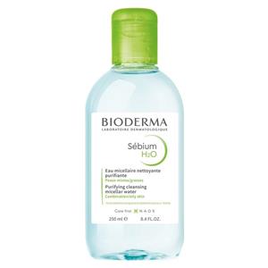 میسلار واتر پوست چرب و مختلط Sebium H2O بایودرما (سبز) 250ml