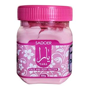 کره بدن سادور مدل یارا مناسب برای انواع پوست وزن 300 گرم