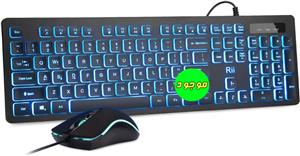 ست کیبورد و ماوس سیمی Rii RK105