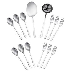 سرویس قاشق و چنگال 14 پارچه جی فی نی مدل G-56