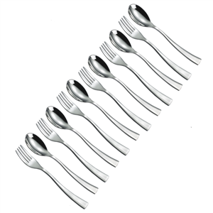 سرویس قاشق و چنگال 12 پارچه 6 نفره جی فی نی مدل 185
