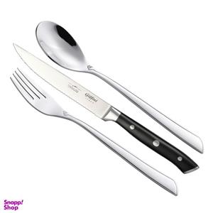 سرویس قاشق و چنگال 3 پارچه جی فی نی مدل 52