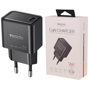 شارژر دیواری 25 وات یسیدو YC62 QC3.0 PD 3A