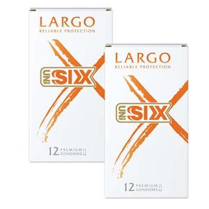 کاندوم سیکس مدل Largo دو بسته 12 عددی | گارانتی اصالت و سلامت فیزیکی کالا