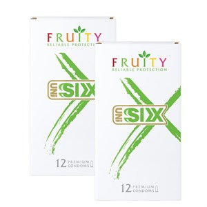 کاندوم سیکس مدل Mix Fruits-N دو بسته 12 عددی