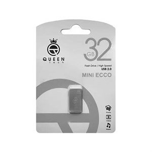 فلش 64GB USB2 Queen Mini Ecco نقره ای