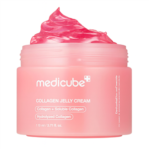 کرم ژلی کلاژن مدیکیوب مدل Collagen Jelly Cream آبرسان و سفت‌کننده پوست 110 میل