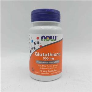 گلوتاتیون ناو 30عددی اصل | NOW Glutathione 500mg