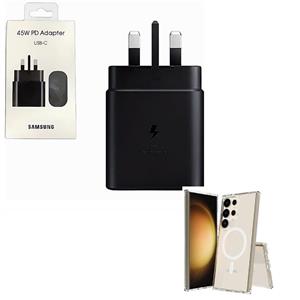 شارژر 45 وات دو پین اصلی سامسونگ