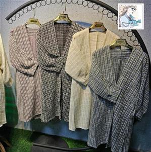 مانتو پاییزه زنانه لمه شانل ترک