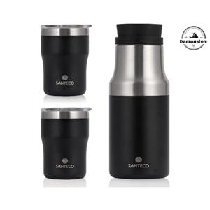 ست فلاسک و لیوان دوجداره 1200 میلی‌لیتری سانتکو مدل Molle