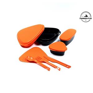 ست ظروف برند لایف کمپ مثلثی ۸ تکه