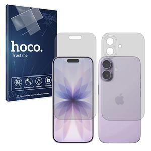 گلس صفحه نمایش و پشت گوشی اپل iPhone 17 مدل مات برند هوکو