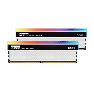 رم دسکتاپ کلو KLEVV CRAS XR5 RGB WHITE 32GB (2x16GB) 6200MT/s CL40 DDR5
