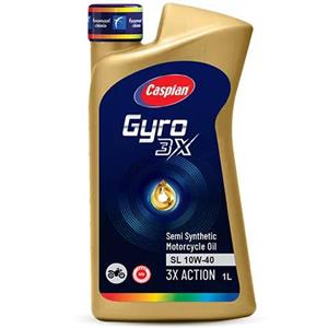 روغن موتور کاسپین SL 10W-40 مدل جیرو Gyro 3X حجم 1 لیتر