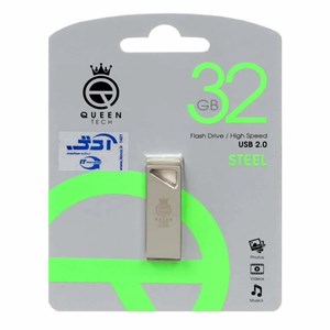 فلش 32GB USB2 Queen STEEL نقره ای
