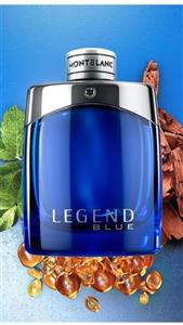 ادو پرفیوم مردانه مونت بلنک مدل Legend Blue با رایحه خنک حجم 100 میلی لیتر
