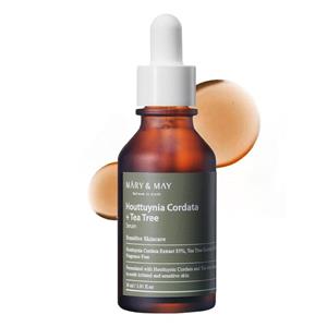 سرم تسکین دهنده هوتوینیا کورداتا و تی تری مری اند می Mary & May Houttuynia CordataTea Tree Serum 