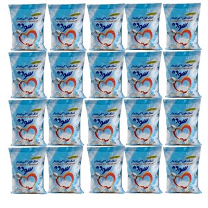 نمک تصفیه شده ید دار تبلور مجدد سوده - 800 گرم بسته 20 عددی