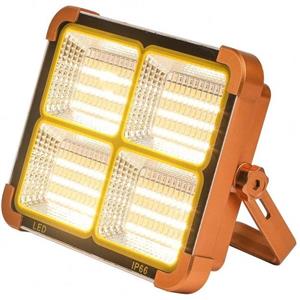 پروژکتورسیار شارژی و خورشیدی SOLAR LED LIGHT دارای پاوربانک