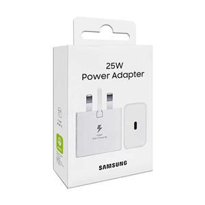 شارژر 25 وات سامسونگ مدل EP-T2510 | دو پین سفید