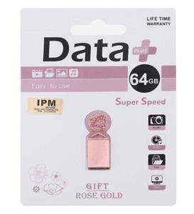فلش مموری دیتا پلاس مدل Gift Rose Gold USB2.0 ظرفیت 64 گیگابایت